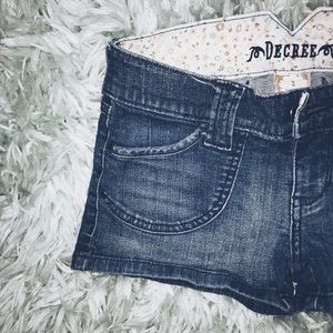 Decree Denim Shorts